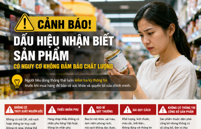 Những dấu hiệu cho thấy sản phẩm có nguy cơ không bảo đảm chất lượng