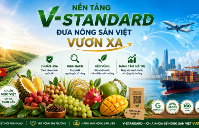 V-Standard: Mở rộng ứng dụng AI trong chứng nhận và truy xuất nguồn gốc nông sản