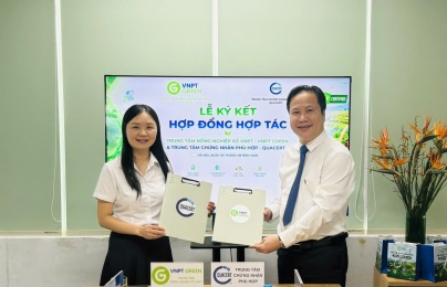 QUACERT và VNPT Green hợp tác thúc đẩy chuyển đổi số trong chứng nhận nông nghiệp