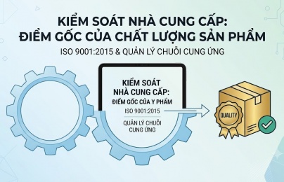 Kiểm soát nhà cung cấp: Điểm gốc của chất lượng sản phẩm