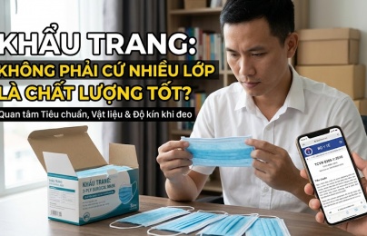 Khẩu trang: Không phải cứ nhiều lớp là chất lượng tốt?
