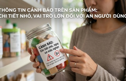 Thông tin cảnh báo trên sản phẩm: Chi tiết nhỏ, vai trò lớn đối với an toàn người dùng