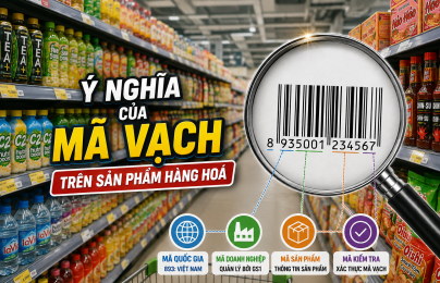 Mã vạch trên sản phẩm: 'Chìa khóa' nhận diện và quản lý hàng hóa