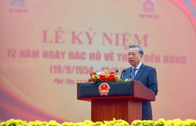 Phát biểu của Tổng Bí thư, Chủ tịch nước Tô Lâm tại Lễ kỷ niệm 72 năm Ngày Bác Hồ về thăm Đền Hùng