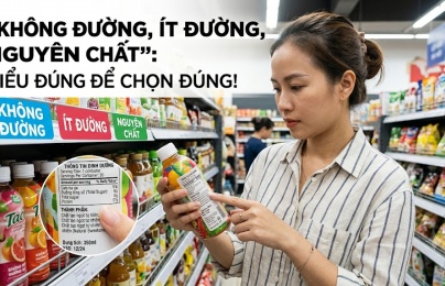 Sản phẩm “không đường”, “ít đường”, “nguyên chất”: Người tiêu dùng cần hiểu đúng thế nào?
