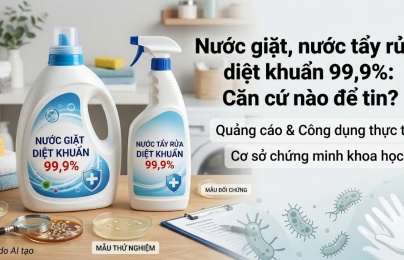 Nước giặt, nước tẩy rửa quảng cáo diệt khuẩn: Căn cứ nào chứng minh công dụng?