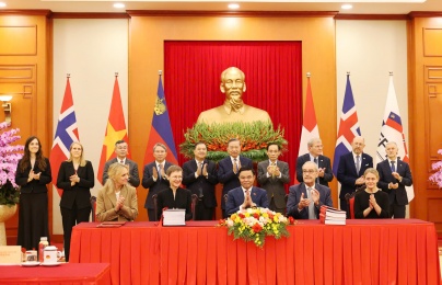 Việt Nam ký Hiệp định Thương mại Tự do các nước thành viên Hiệp hội Mậu dịch tự do châu Âu - EFTA 