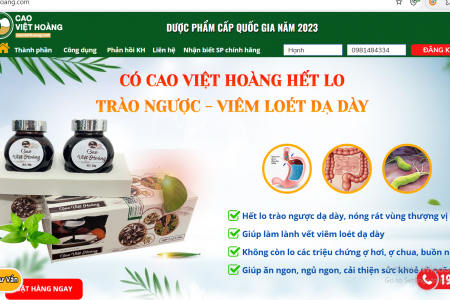 Cao Việt Hoàng quảng cáo sai công dụng: Công ty TNHH nghiên cứu và phát triển Cao Việt Hoàng nói gì?
