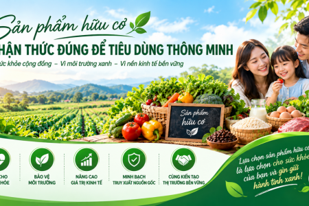 Sản phẩm hữu cơ - giá trị thật trong nền kinh tế xanh và tiêu dùng bền vững
