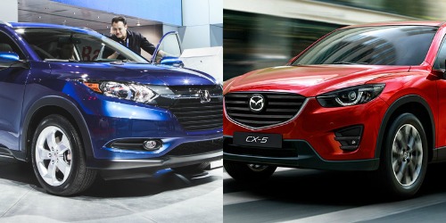So sánh ô tô crossover Mazda CX-5 và Honda HR-V