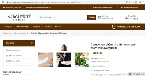 Công ty TNHH Narguerite 'thổi phồng' công dụng sản phẩm, gây hiểu lầm cho khách hàng