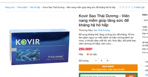 Sản phẩm Sao Thái Dương lọt danh sách 'phòng, hỗ trợ điều trị Covid-19': Tình cờ hay bất thường? - Vimarsana News