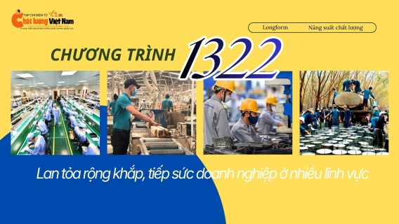 [Longform ] Chương trình 1322: Lan tỏa rộng khắp, tiếp sức doanh nghiệp ở nhiều lĩnh vực